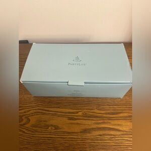 PartyLite Votive Gift Set Box One dozen votives and Dotty Votive Holder - New